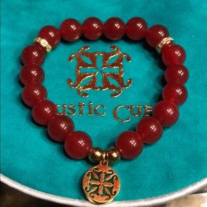 Rustic Cuff Red Trina Bracelet